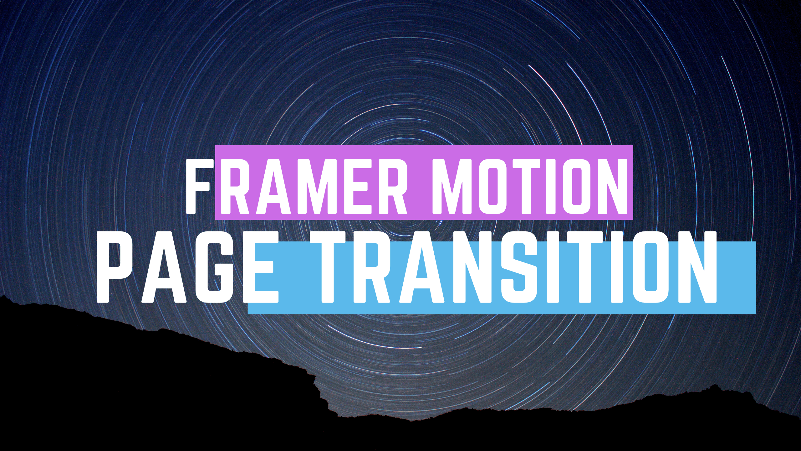 Creating Page Transitions in React using Framer Motion